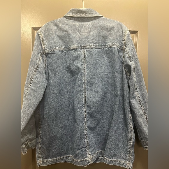 Lauren Jeans Company Button Front Denim Jacket Size 2X - Picture 7 of 9